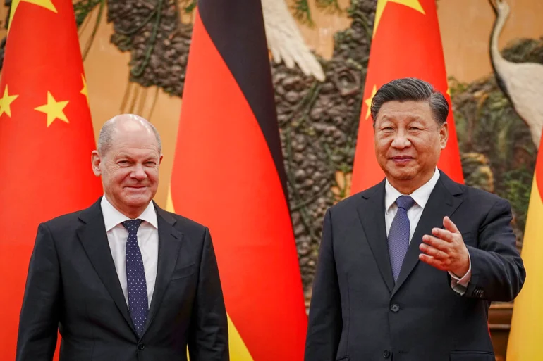 Germany Chancellor Olaf Scholz visits China