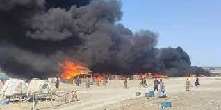 oil reserves in Gwador port gets destroyed