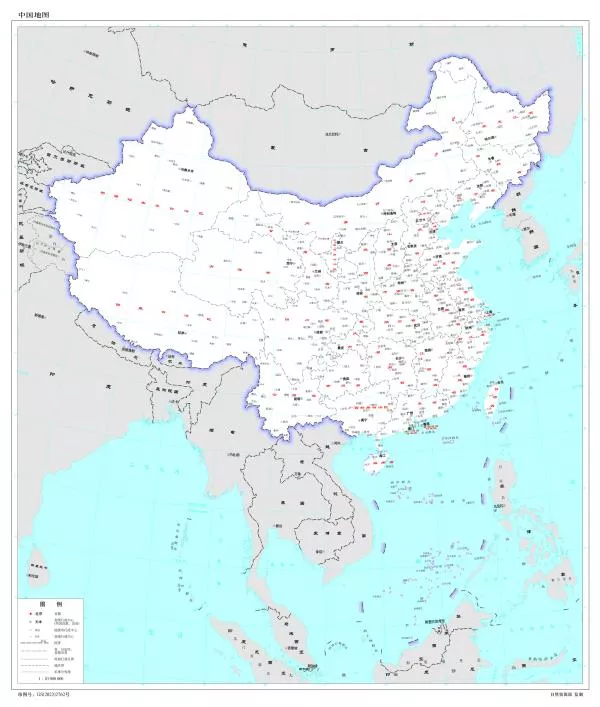 china new map photo