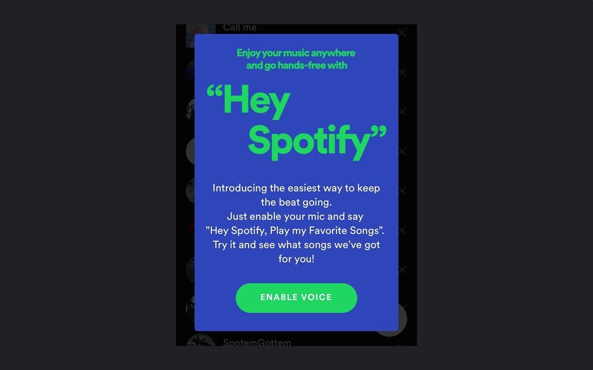 Spotify stays quiet about launch of its voice command 'Hey Spotify' on  mobile