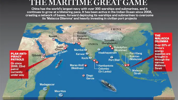 Chinese Navy’s Movement in the Indian Ocean