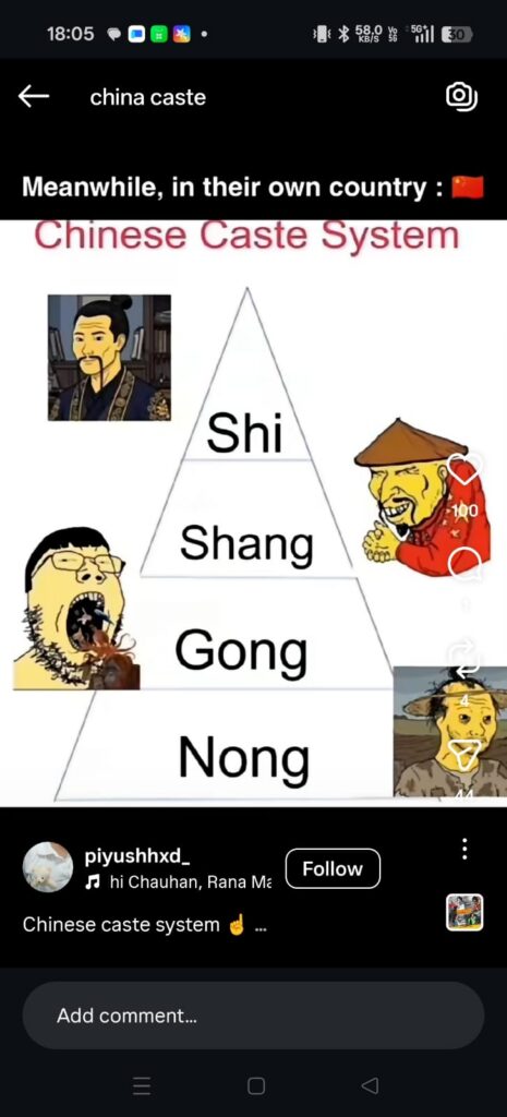 china caste system
