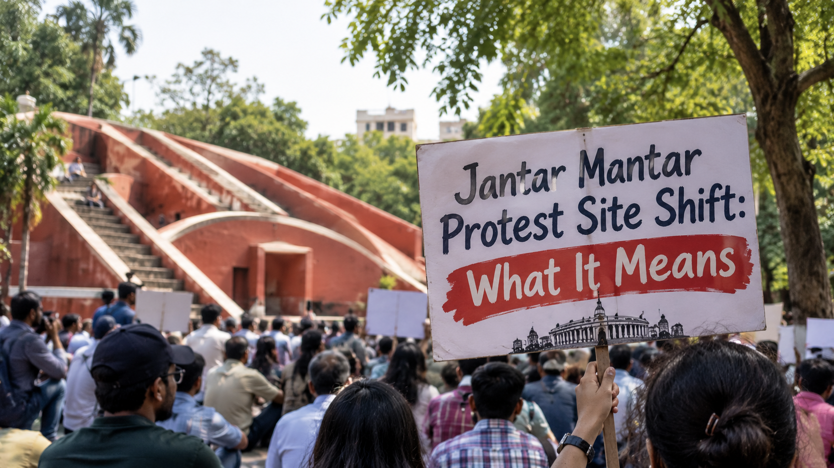Protests Move Away from Jantar Mantar